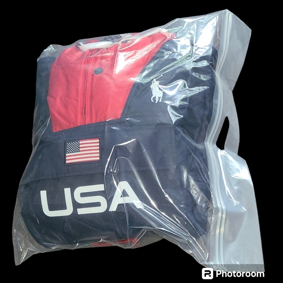 Polo Ralph Lauren Team USA Olympic Opening Ceremony Anorak Size‎ S NWT Pullover - Picture 11 of 13